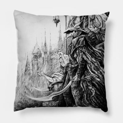 Eileen The Crow Bloodborne Throw Pillow Official Haikyuu Merch