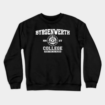 Byrgenwerth College White Crewneck Sweatshirt Official Haikyuu Merch