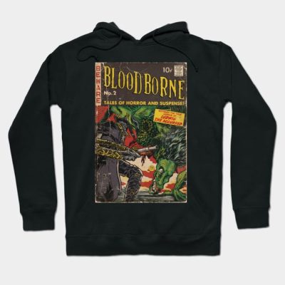 Bloodborne Comic Cover Fan Art Hoodie Official Haikyuu Merch