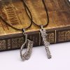 BLOODBORNE PS4 Game Necklace Alloy Bronze Saw Hunter Necklace Gift For Friends Lovers Bloodborne Tag Cosplay 5 - Bloodborne Store