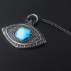 MIDY Game Bloodborne Cosmic Eye Necklaces Crow Hunter Wheel Hunter Badge Pendant Necklace Men Women Fans 2 - Bloodborne Store