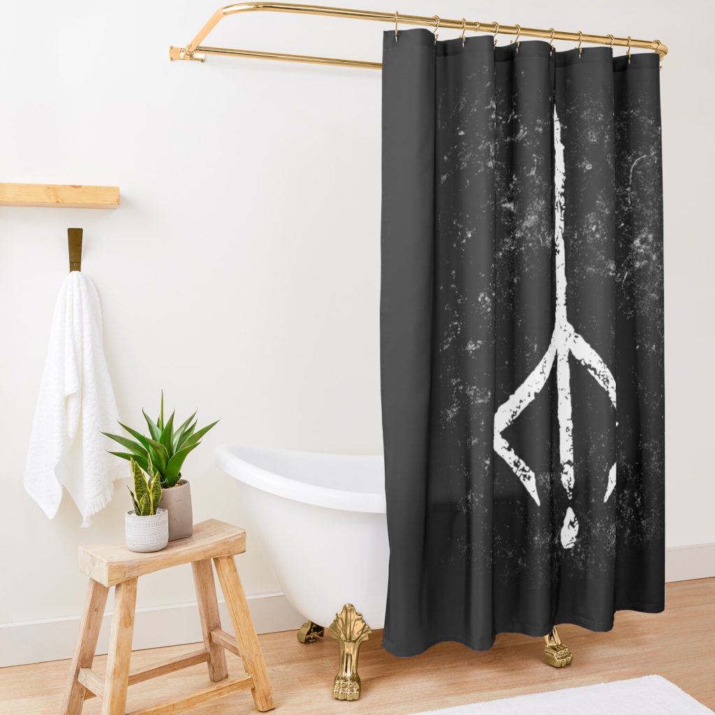 Bloodborne Game Hunters Mark -New Shower Curtain Official Bloodborne Merch