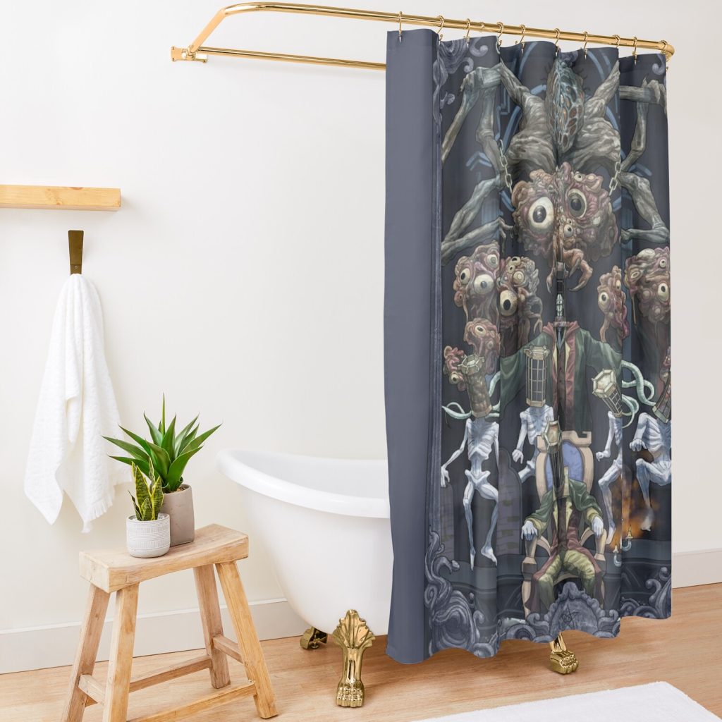 Mensis Nightmare Shower Curtain Official Bloodborne Merch