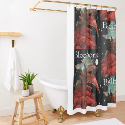 Bloodborne Shower Curtain Official Bloodborne Merch