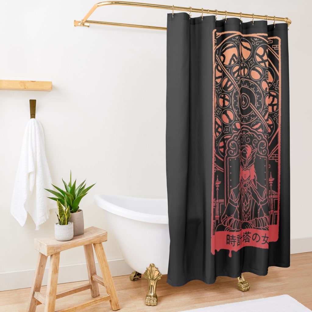 Bloodborne Bloodborne Bloodborne Shower Curtain Official Bloodborne Merch