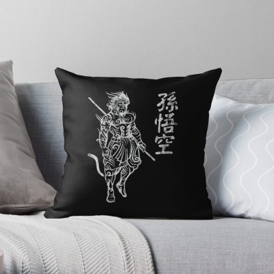 Black Myth Wukong Characters Letters Classic Throw Pillow